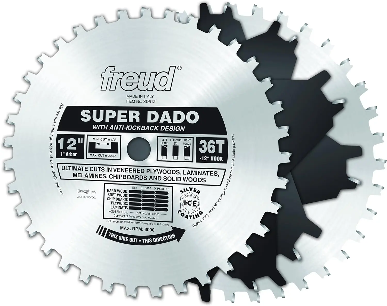 Conjunto Freud Super Dado, SD512, 12"