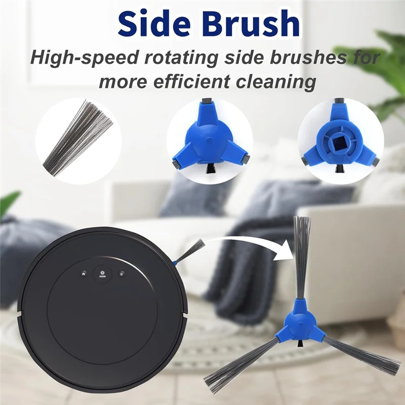

GTBL Accessories For Eufy Robovac 11S Max, 15C Max, G30, G30 Edge, 30C Max, G20, G20 Hybrid, G15, G32 Pro Robot Vacuum Parts