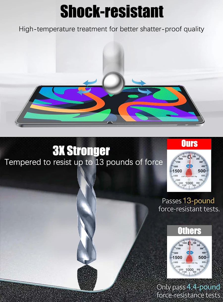 2PCS Gehärtetem Glas Für Lenovo Xiaoxin Pad Pro 12,7 2023 2025 2022 Screen Protector Für Xiaoxin Pad 2024 11 zoll Film – Detail 6