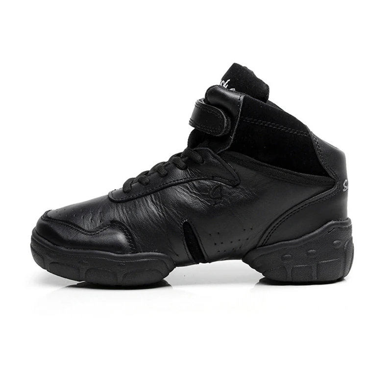 Dans Klassieke Populaire Schoenen Heren Dames Sneakers Moderne Jazz Hiphop Salsa Dans Leer Topkwaliteit Ademende Sport Hoge Laarzen - afbeelding 2