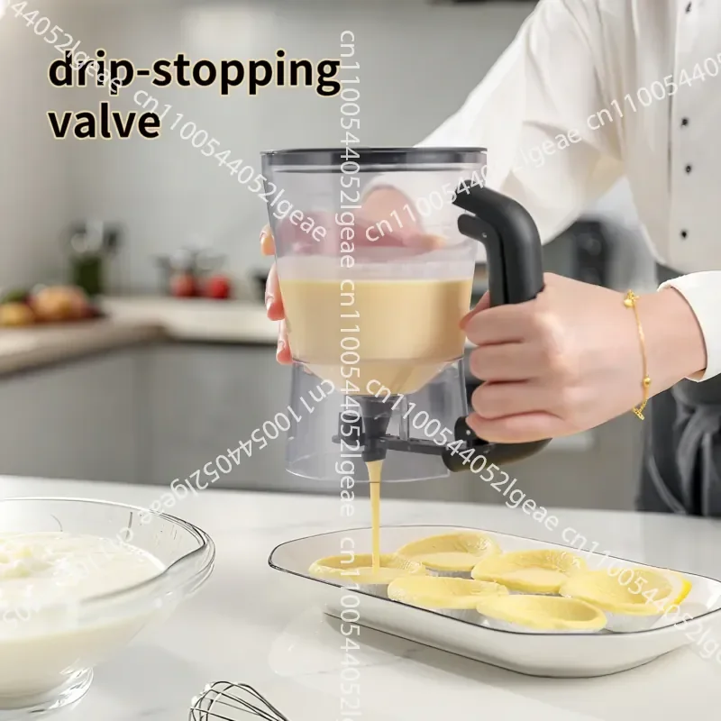 Batter Dispenser Batter Funnel Cup Cake Handheld Dispenser Measuring Cup Baking Tool 2 Pieces