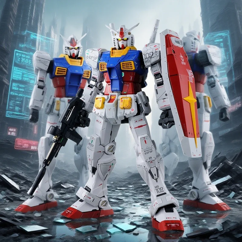 Daban PGU 1/60 Yuanzu 2.0 RX-78-2 Has The Function Of Exposing The Inner Frame With Lamp Assembly Action Figures Model Kit Gift