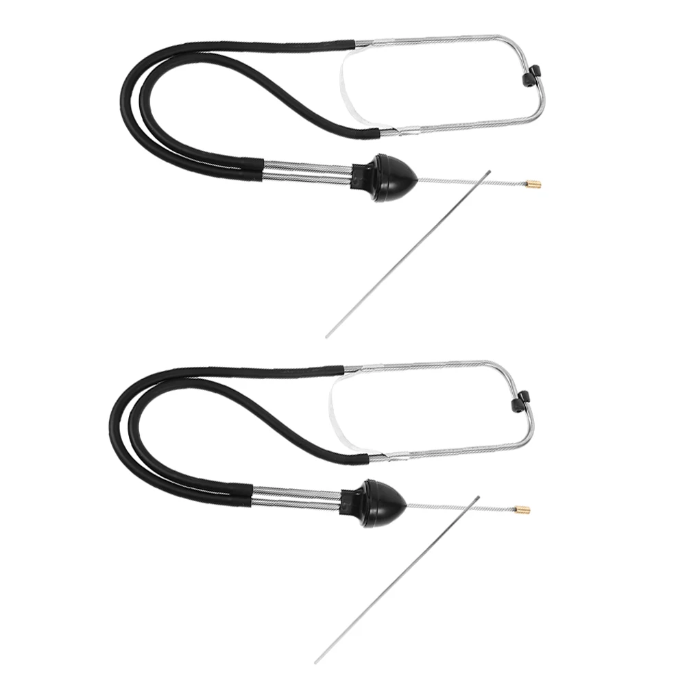 

2 pcs Listening Stick Pipeline Leak Detection Tool for Water Testing High Precision Portable Tester Drainage System