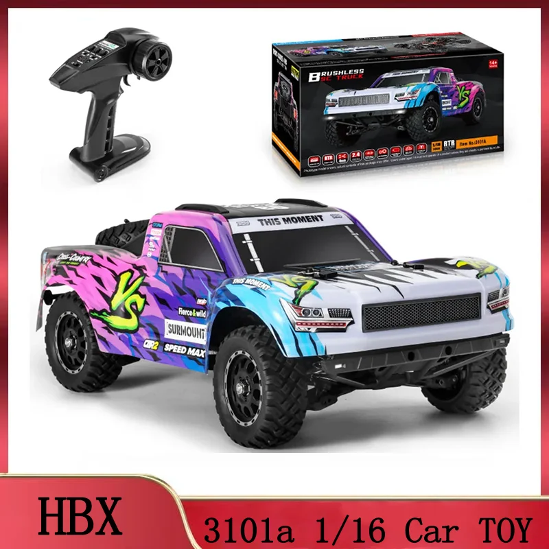 

HBX 3101A 1/16 Бесщеточный 4WD RC Короткий грузовик: скорость 45 км/ч + независимая подвеска, полные шарикоподшипники и металлический карданный вал
