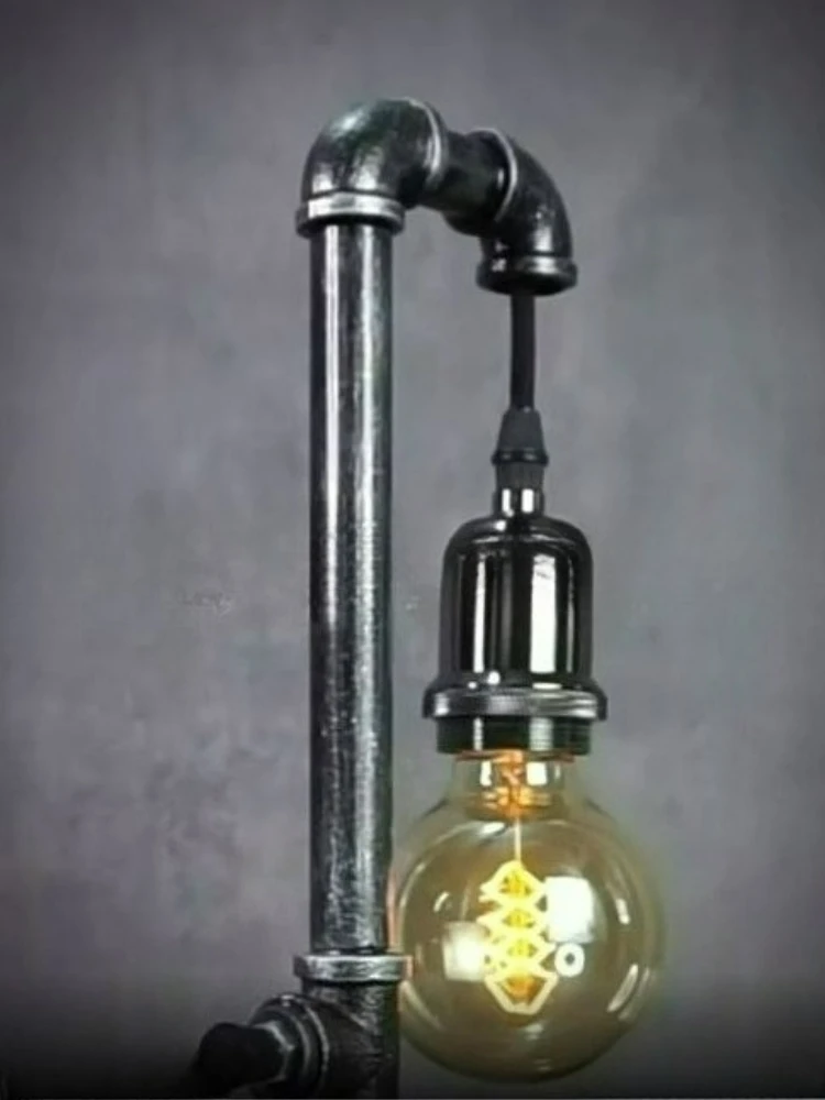 Vintage Industrial Style Desktop Illuminated Ornaments, Atmosphere Decoration, Creative Gifts