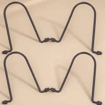 4Pcs Rain Chain Gutter Adapter Hook Premium Iron Downspout Adapter for Outdoor Garden Rain Chain Installation Easy Fit Drainage