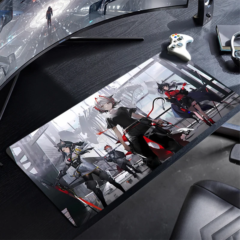 Mouse pad large Gaming Desk Mat Computer Keyboard desk pad Mats Non-slip rubber PC Game carpet Arknights Mousepads Pad table mat