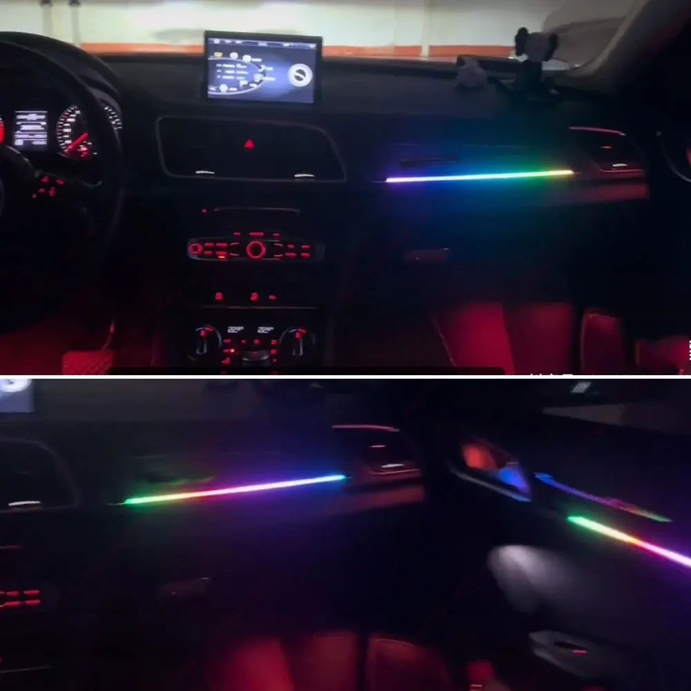 LHD RHD symphony Ambient light for audi Q3 RSQ3 2013-2018 Atmospher interior ambiente beleuchtung ambiente LED lighting