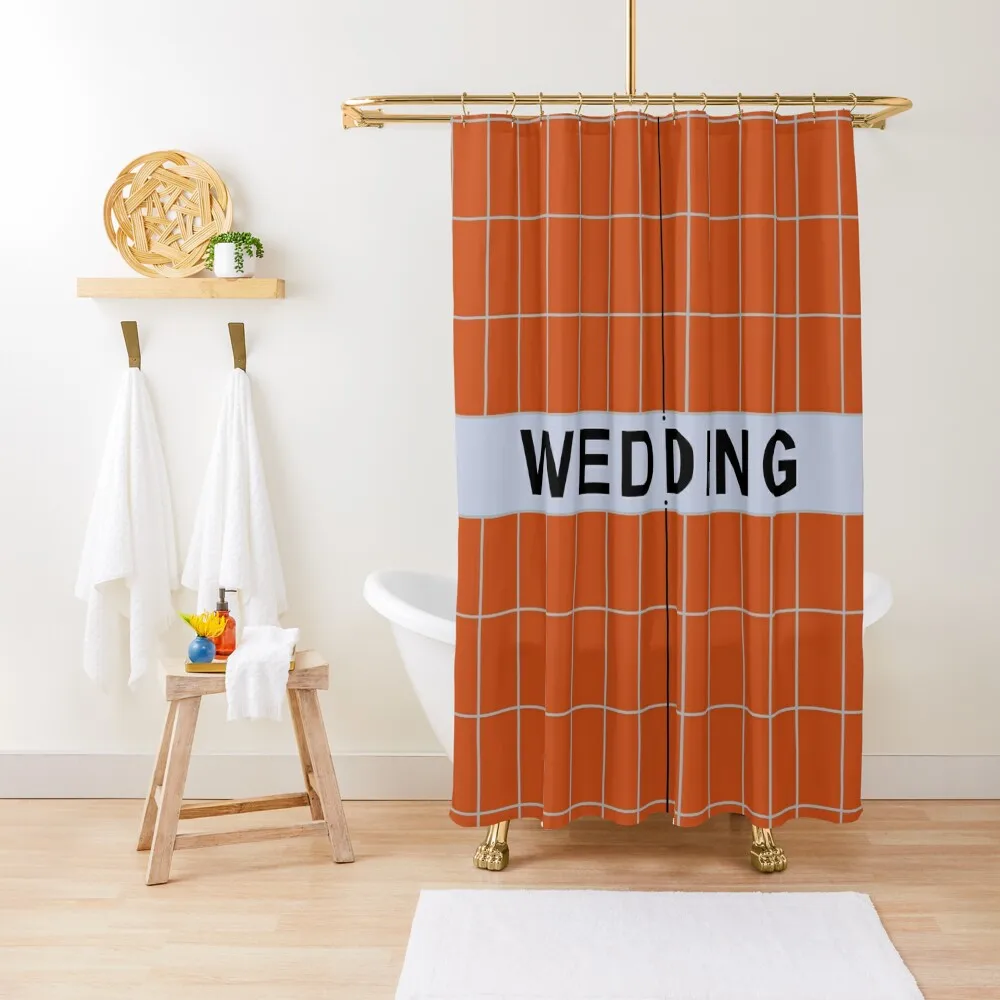 

Berlin Wedding underground station Shower Curtain Waterproof Bathroom Shower Shower For Bathroom Bathroom Curtain