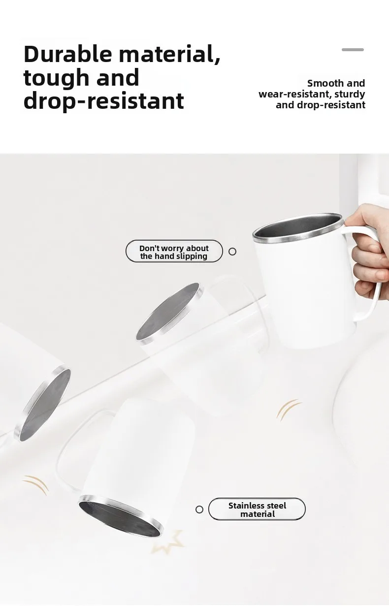 Magnetic Toothbrush Cup With Wall Mounted Stainless Steel Holder_voghion.com