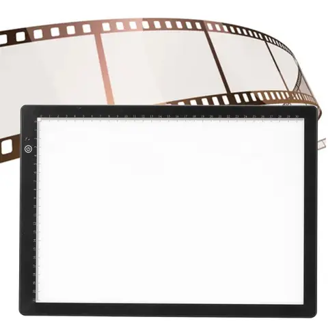 A4 Slide Viewer Ultra Slim 3 Brightness Mode APP Editing Soft LED USB Powered Film Light Box Scanner Film Negative Slide Scanner