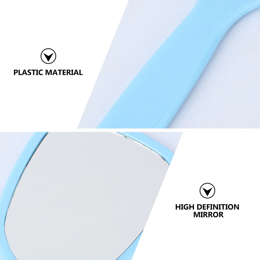 Miroir de maquillage à main couleur bonbon, 6 pièces, élégant, pratique, Durable, petit miroir de voyage pour femmes