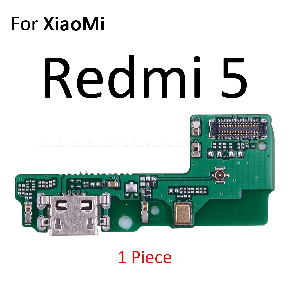 Piezas de placa de conector de puerto de carga, micrófono de cable flexible para XiaoMi PocoPhone F1 Redmi Note 8 8T 7 6 5 Pro Plus 8A 6A S2