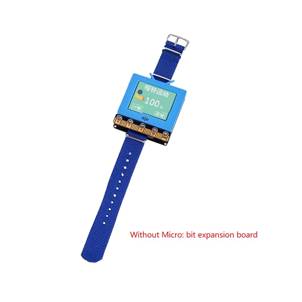 K-Watch for Micro:Bit Expansion Board K-Watch Module Programmable Watch Python Editor(Beige)