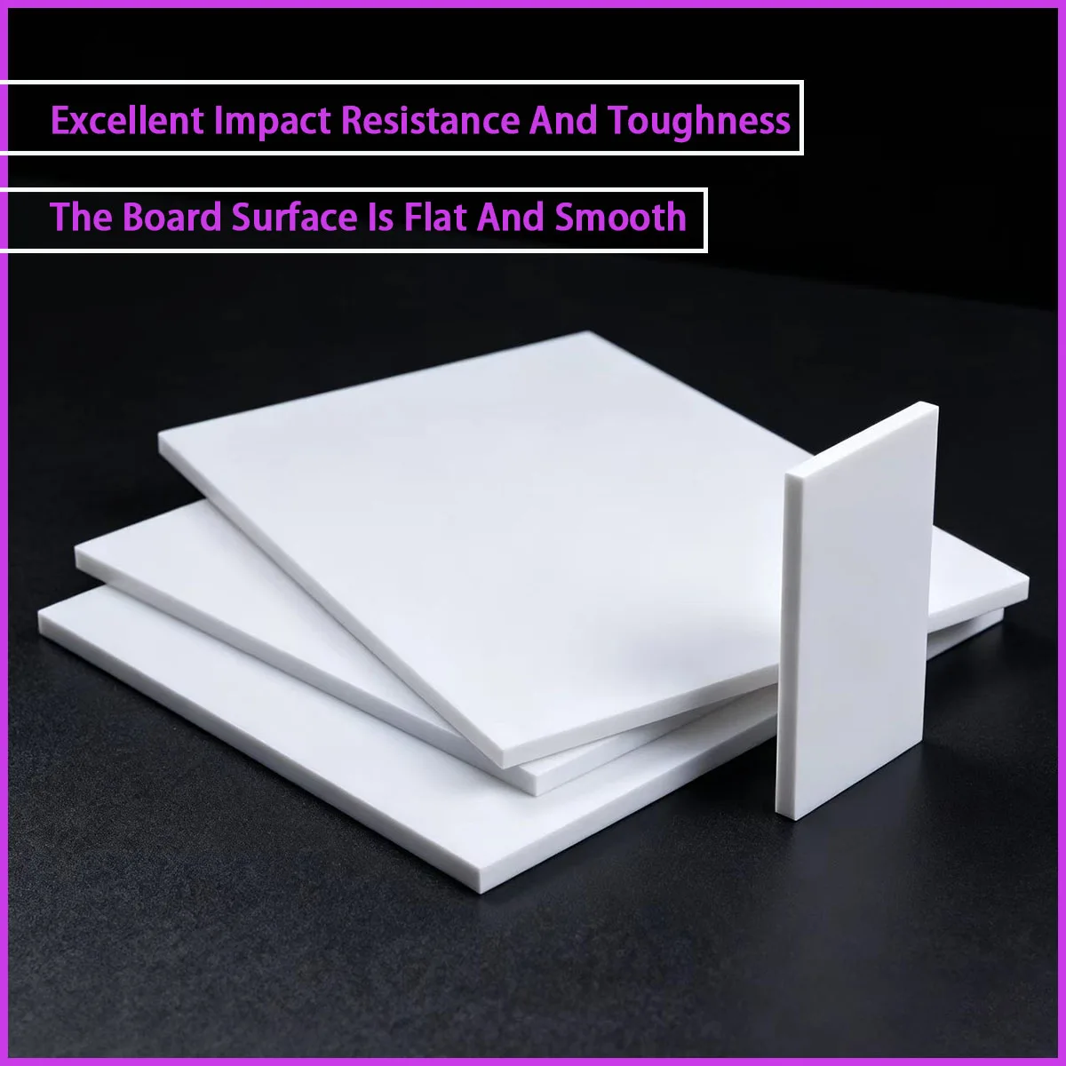 Size 100*100mm -400*400mm white ABS plastic board for chassis panels, equipment enclosures, etc
