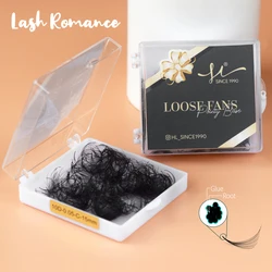 Lash Romance 3D-14D Prefabricated Curly Fan Eyelash Loose Comfortable Slim Pointed Bottom Russian Curly Fan