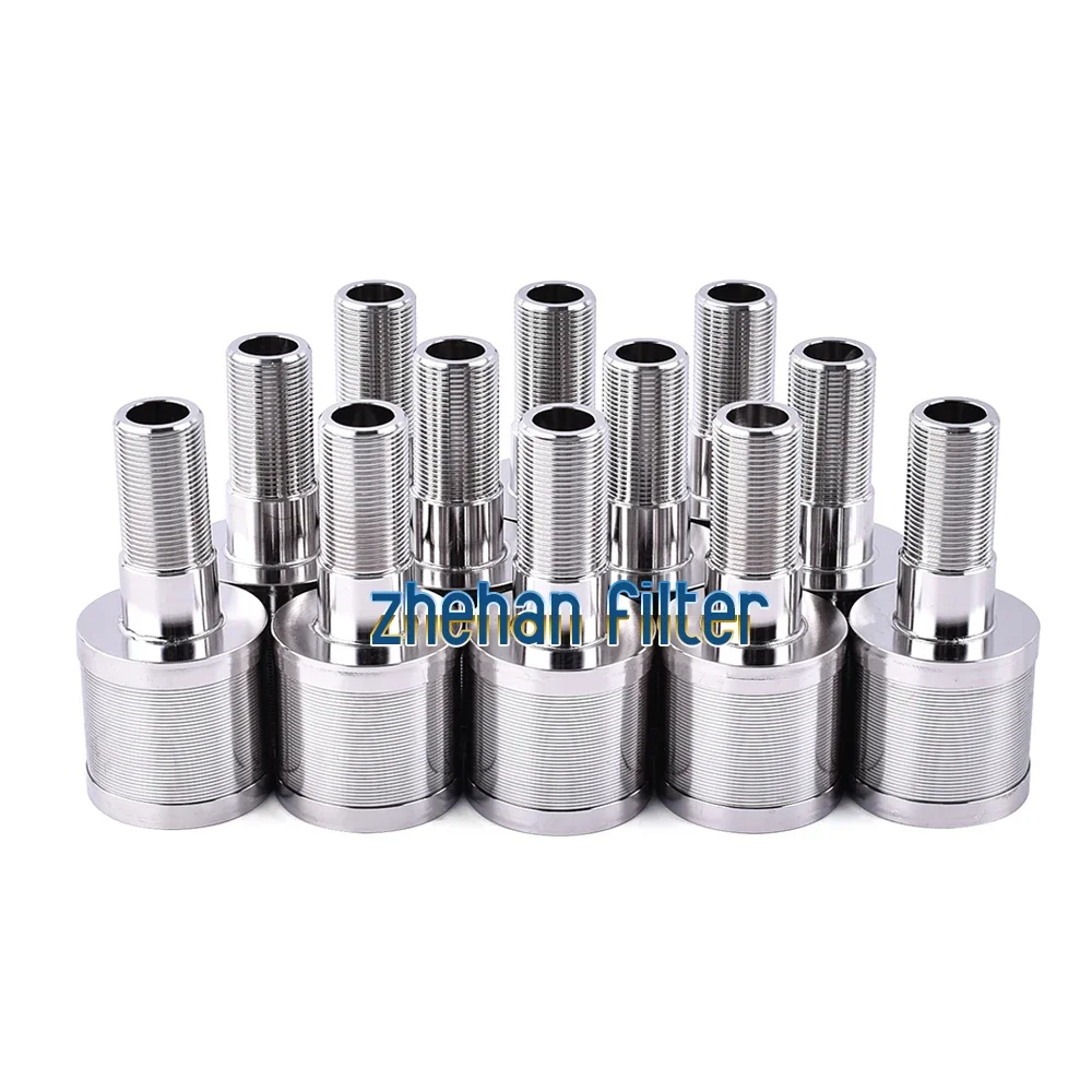 Liquid Distributor Wedge Wire Nozzle Customized Metal SS Stainless Steel Wedge Wire Water Spraying Nozzle