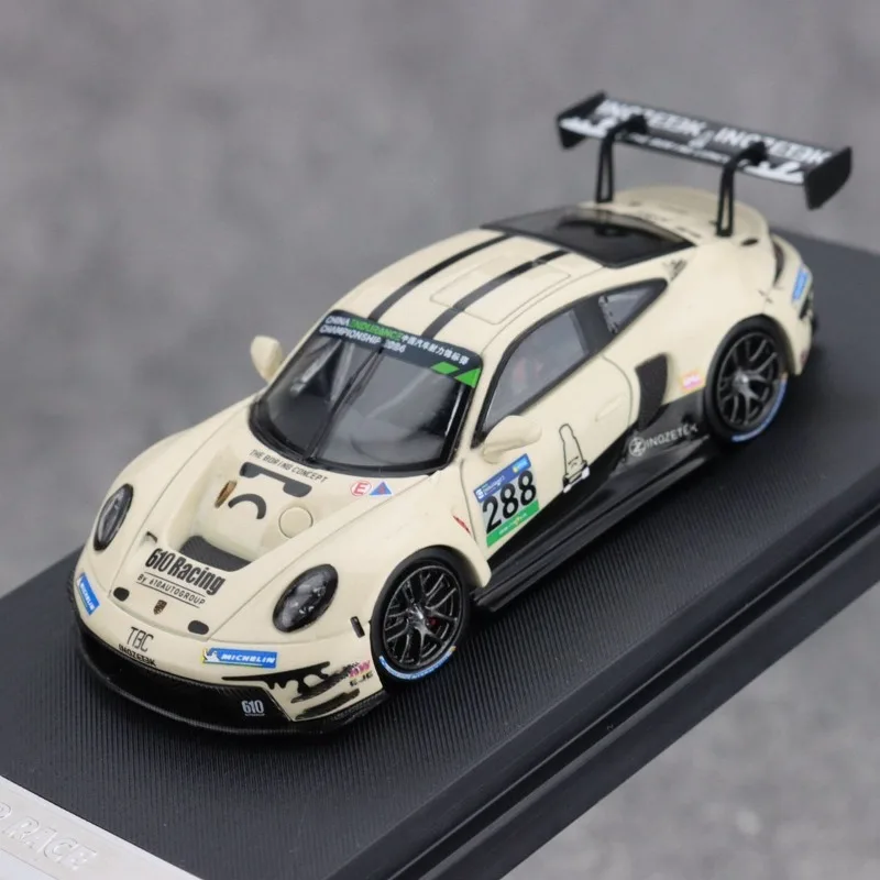 STAR RACE SR 1/64 911 GT3 R #288 Alloy Motor Vehicle Toy Die-casting Metal Model Collection Boy Christmas Gifts