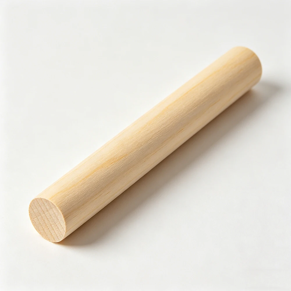 2-4Pcs  Dia16mm Solid Round Wood Length 50mm-400mm DIY Construction Material Building Model Fine Wooden Strips