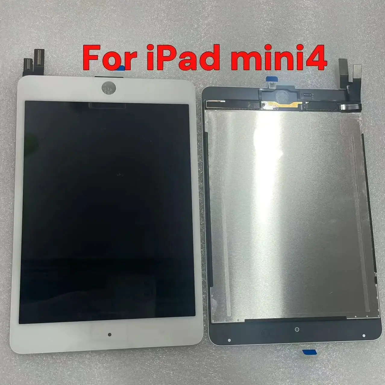 

The tablet LCD for iPad Mini 4 A1538, featuring a touchscreen sensor glass panel, is designed for replacement and repair of