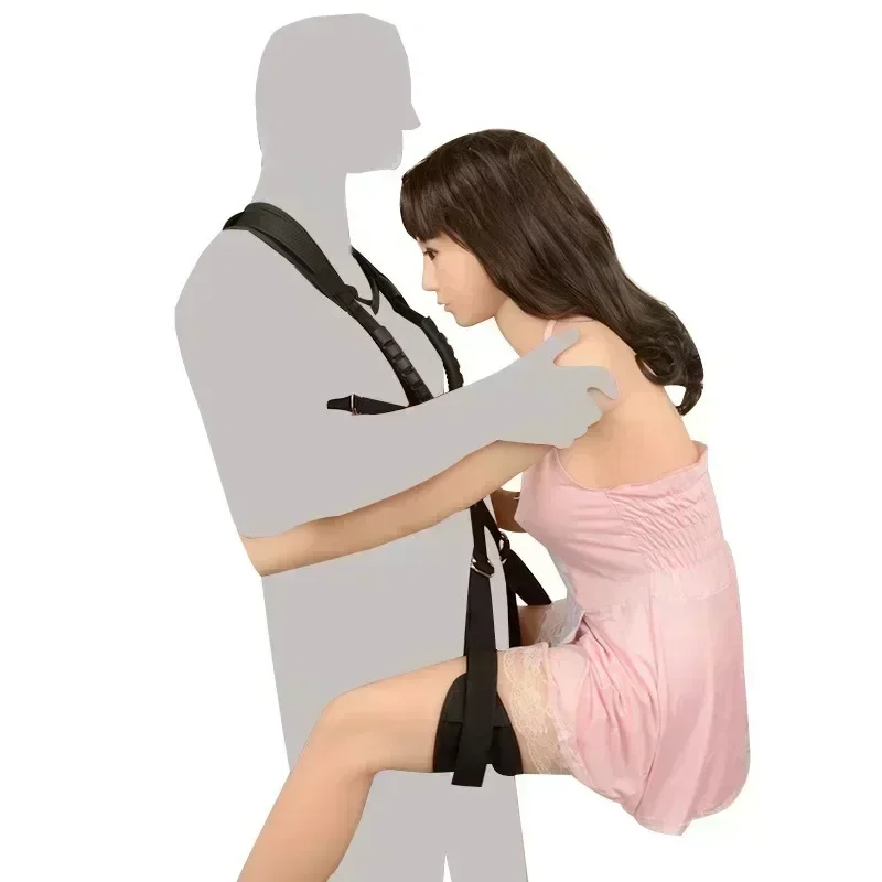 نظام ضبط النفس عبودية الجنس المثيرة النايلون زوجين يتأرجح حزام ضبط النفس مجموعة BDSM الجنس لعب للرجل المرأة والأزواج ألعاب الكبار
