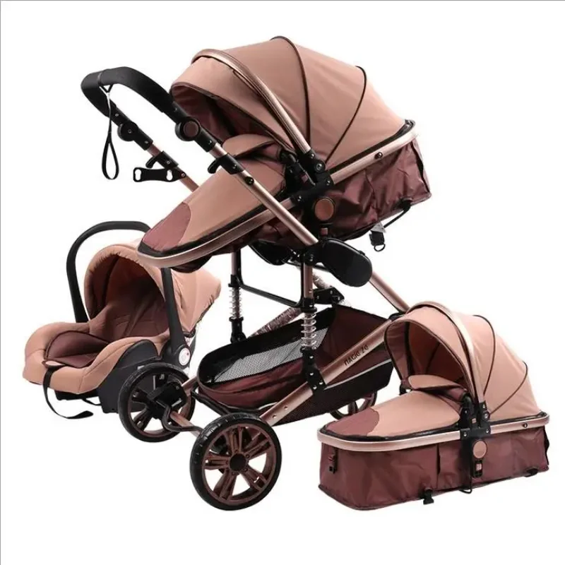 

wholesale baby stroller 3 in 1/good quality cheap baby pram/new design black luxury baby carriage for sale