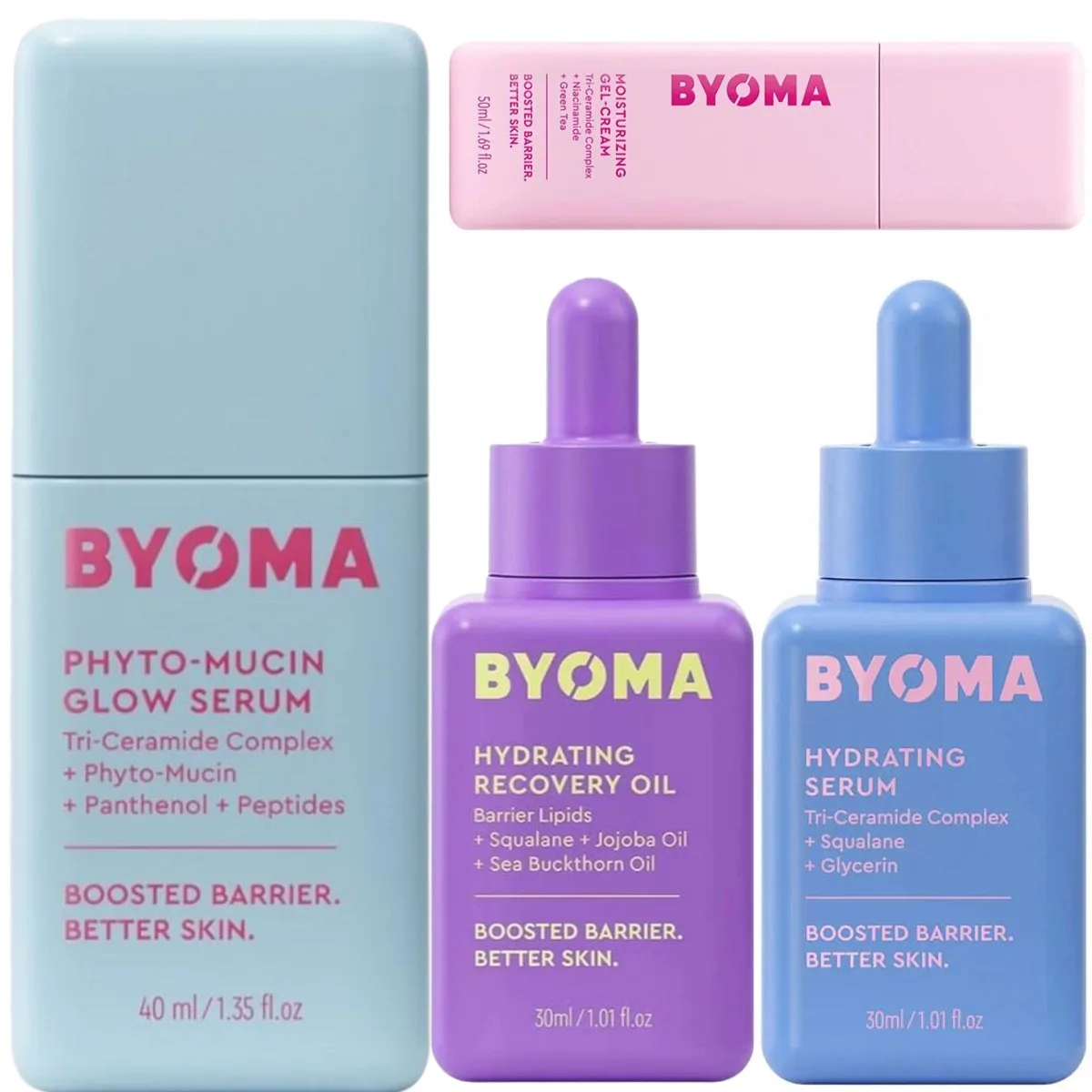 BYOMA Nicotinamide Triple Repairing Gel Face Cream Improve Dullness & Brightening Face Essence Natural Face Moisturize Skin Care view 4