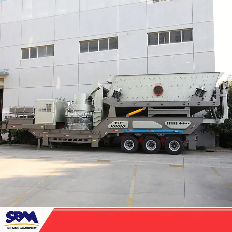 Hot Sale Portable Movable Gold Concrete Mobile  Crushing Use Construction Manufacturing