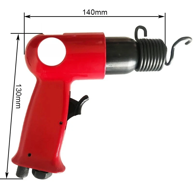 Pneumatic Hammer Fastening Tool, Air‑Powered Installer for Wooden Furniture Decorative Buttons