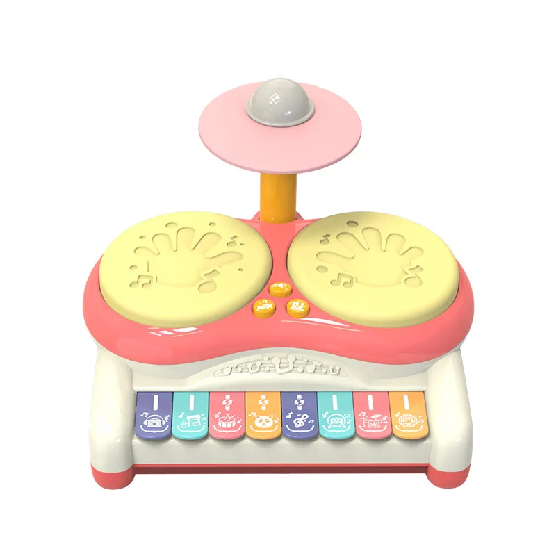 Kinderen Elektronische Drums Multifunctionele Drummen Instrumenten Jazz Drums Hand Clap Drum Baby Puzzel Muziek Speelgoed Verjaardagscadeau