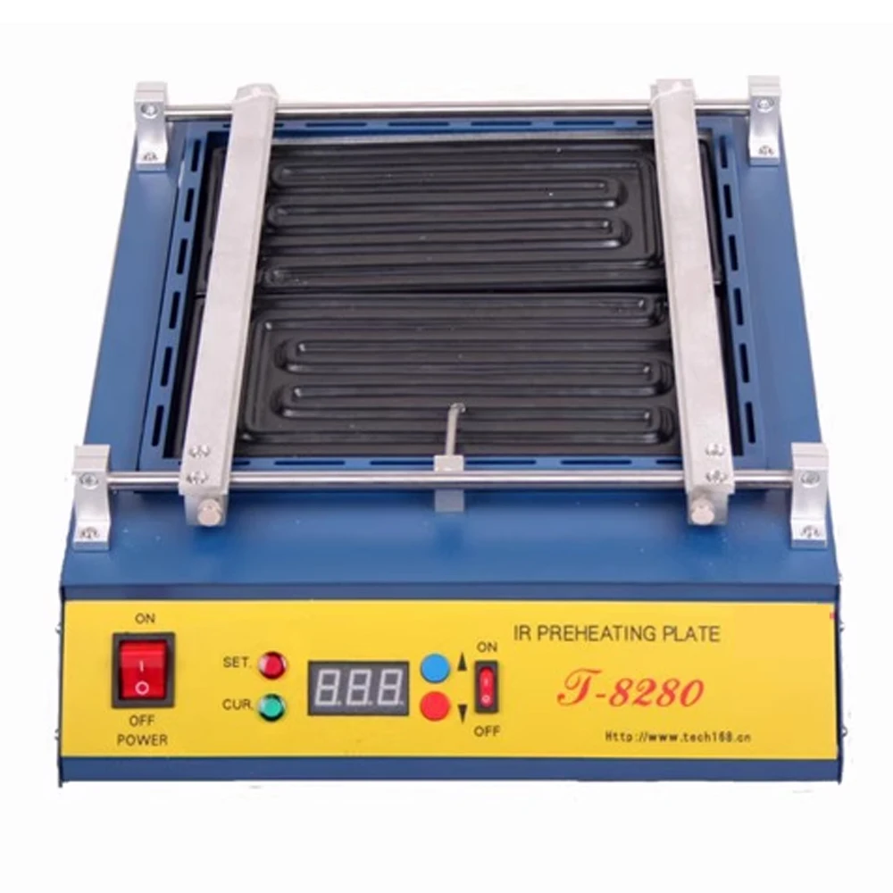 220V or 110V Puhui T8280 PCB Preheater IR Preheating Plate T-8280 IR-Preheating Oven 0-450degree Celsius Solder Repair