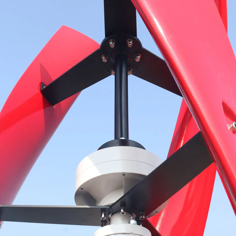 Imagem -05 - Nova Chegada Facotry 600w 800w 1000w 12v 24v 48v Eixo Vertical Turbina Eólica Gerador Mppt Controlador de Energia Livre para Uso Doméstico