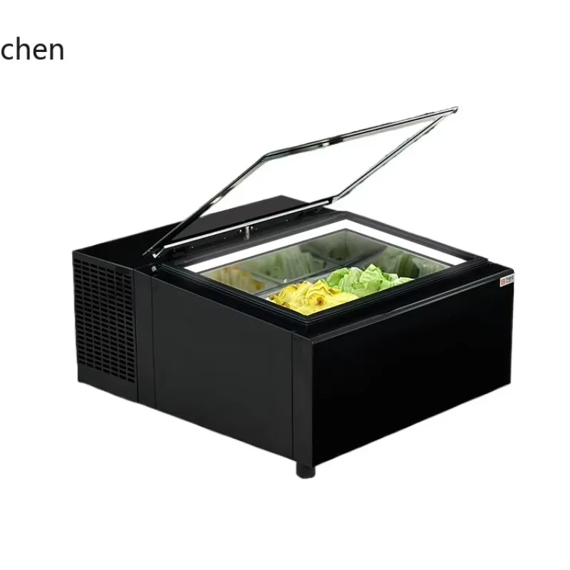 

ZS Шкаф для мороженого Маленькая настольная коммерческая морозильная камера для мороженого