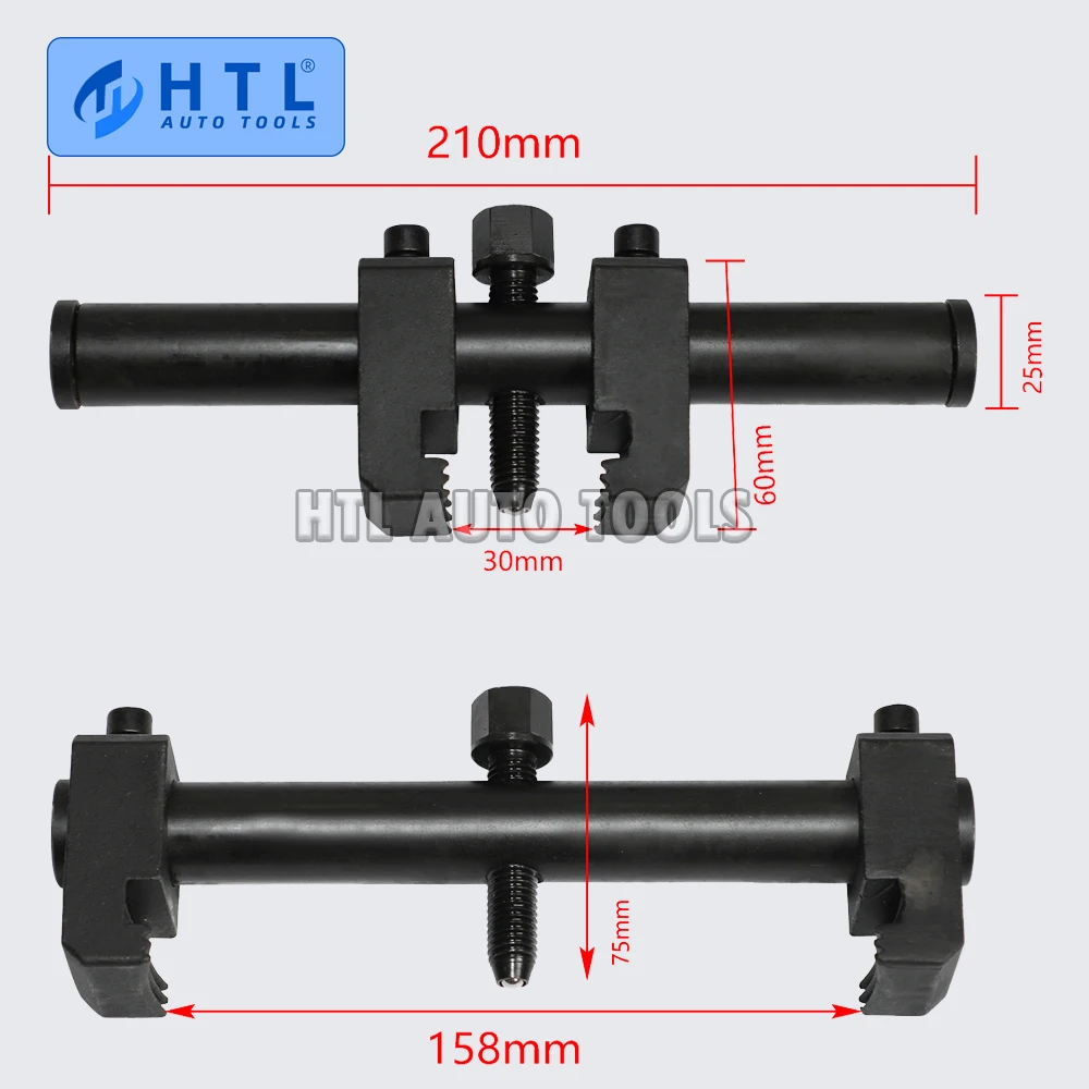 Universal Puller for Ribbed Drive Pulley Crankshaft Remover Kit Car Repair Tool