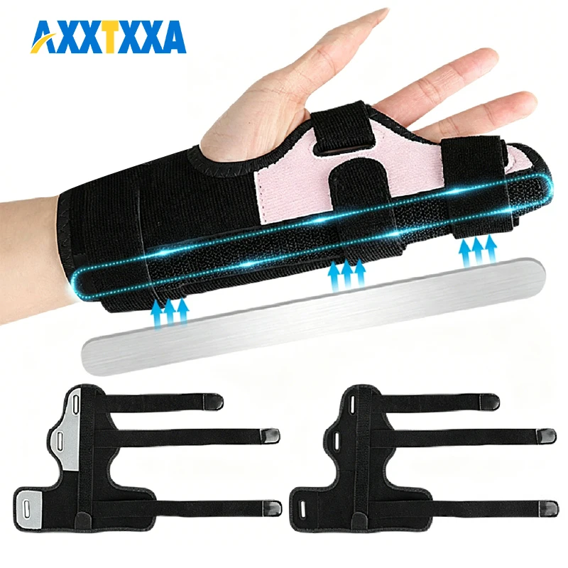 1PCS Pinky Metacarpal Finger Splint, Removable Aluminum Strip Hand Wrist, Finger Support Splint Adjustable for Left Right Hand