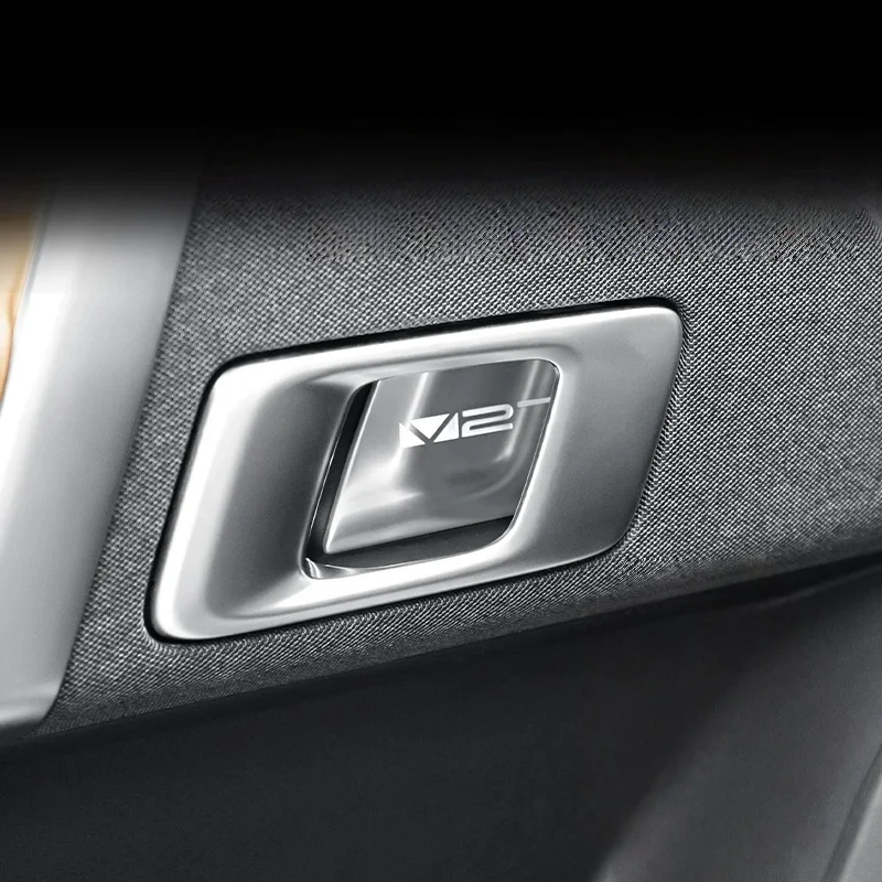 Fit for Chery ICAR V27 2026 Car Inner Door Bowl Stainless Steel Scratch-resistant Protective Patch Car Interior Protection Piece