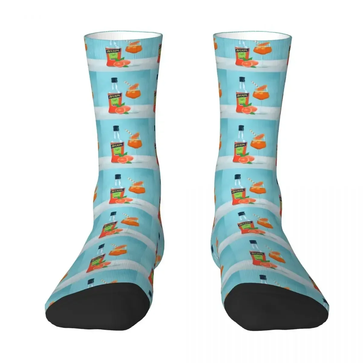 Aperol Spritz Socks Harajuku High Quality Stockings All Season Long Socks Accessories for Unisex Gifts