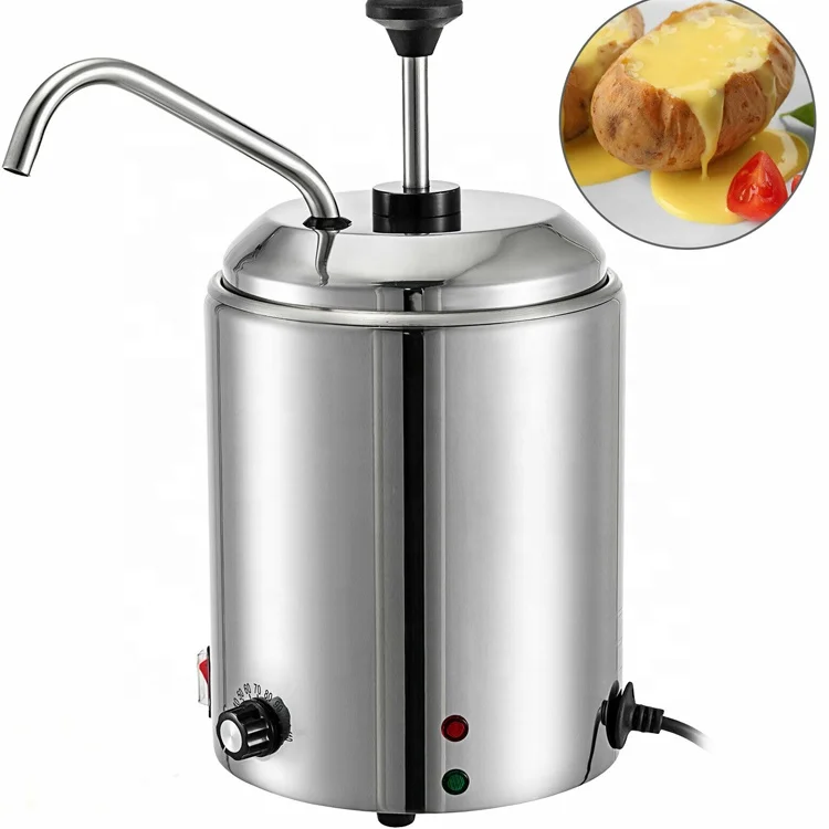 Hot Chocolate Warmer Dispenser Cheese Dispenser Butter Warmer With Pump Cheese Heater Butter Heater Dispenser