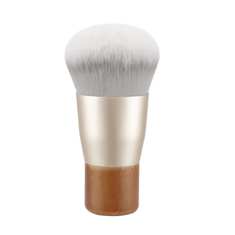 Hot-Selling New Product Single Big Fat Foundation Brush Seamless Base Makeup Powder Brush Round Beauty