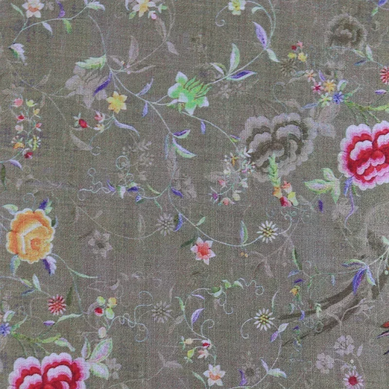 Tissu en lin ramie pur naturel, confortable et de haute qualité, robe d'été fine de style chinois, bricolage cousu, 50x140cm, 2024