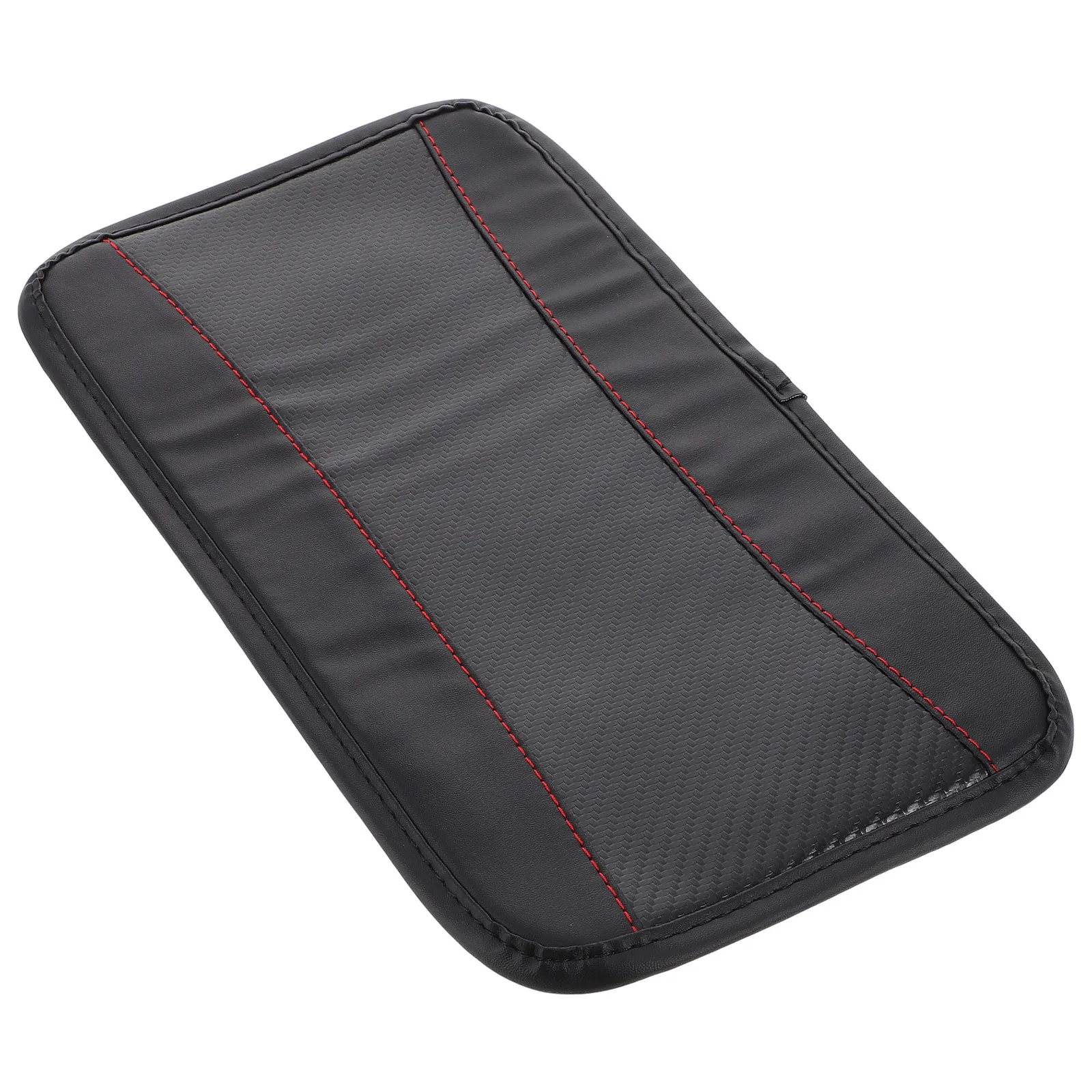 

All-Season Non-Slip Car Center Console Armrest Cover PU Breathable Holes Scratch Stain Resistant Easy Installation