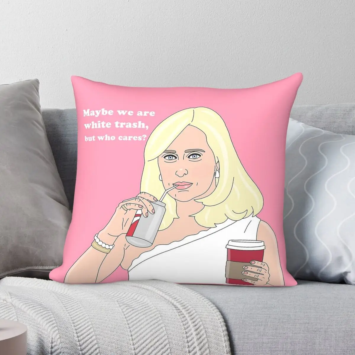 Sonja Morgan Real Housewives Of New York Pillowcase Polyester Linen Velvet Creative Zip Decor Pillow Case Bed Cushion Cover