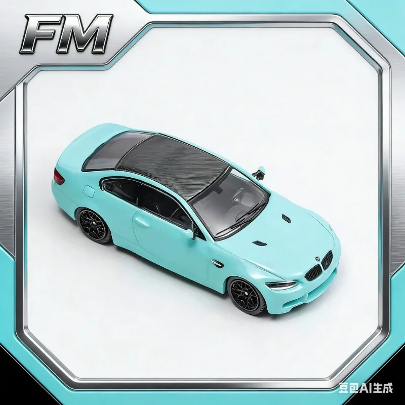 

Коллекционная модель автомобиля BMW M3 E92 (белый, литой сплав) в масштабе 1:64 - статическая имитационная модель для взрослых, декоративный предмет, игрушка для мальчиков