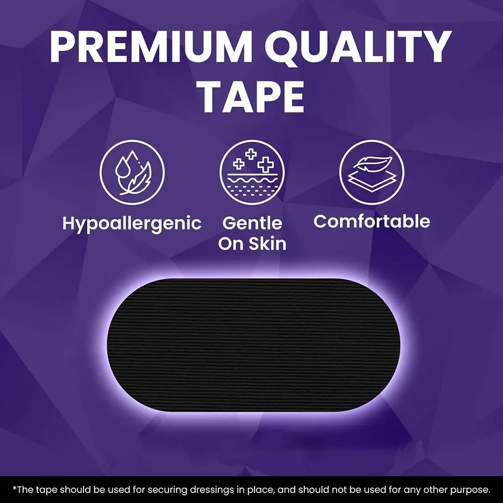 30PCS/Box Multicolor Breathable Strips Hypoallergenic Skin-Breathable Micropore Tape Pain Free Removal Adhesion