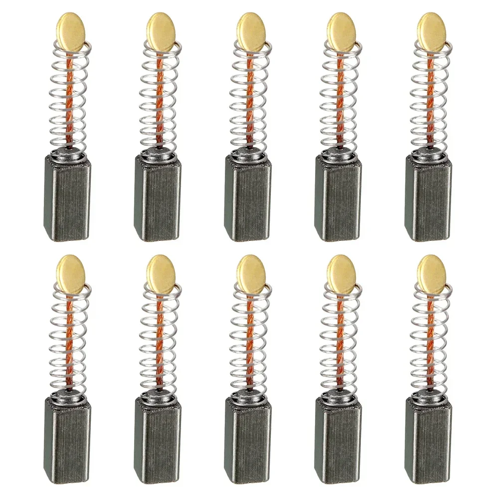 10pcs 10*5*5mm Carbon Brushes For Electric Motor Brushes Replacement Part Power Tools Accessory