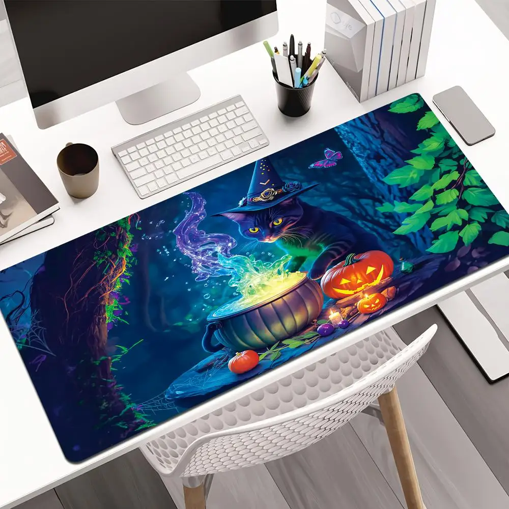

Art fantasy cat magic card playmat anime Mouse Pad rubber anti-slip Desk Mat gaming mat pc accessories keypad expansion mousepad
