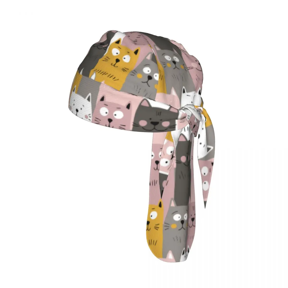 

Quick-drying Bandana Sun Protection Headscarf Cute Kitten Scandy Cats Sport Running Cycling Cap