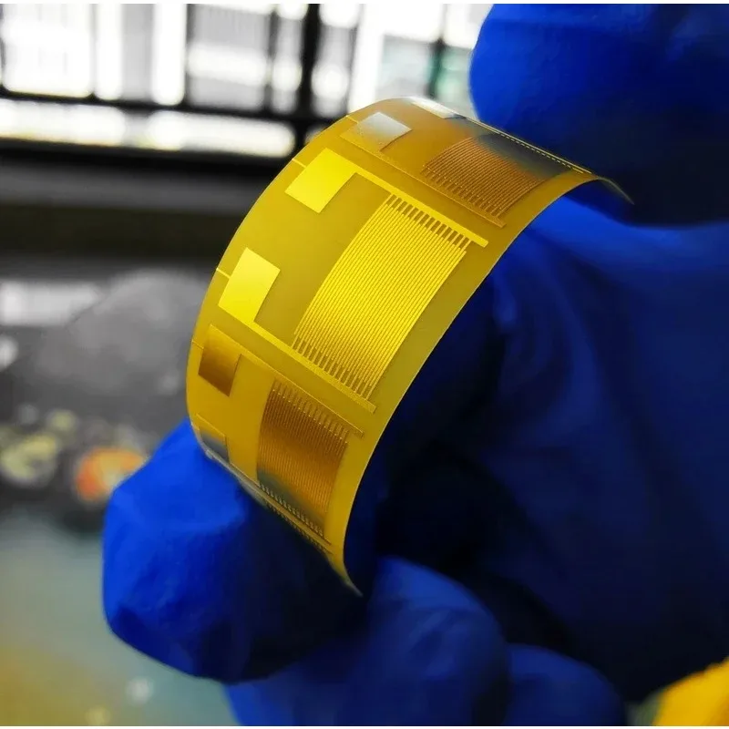 50μm PI Flexible Interdigital Electrode Capacitive Array Humidity Gas Biosensor Chip For Wearable Device