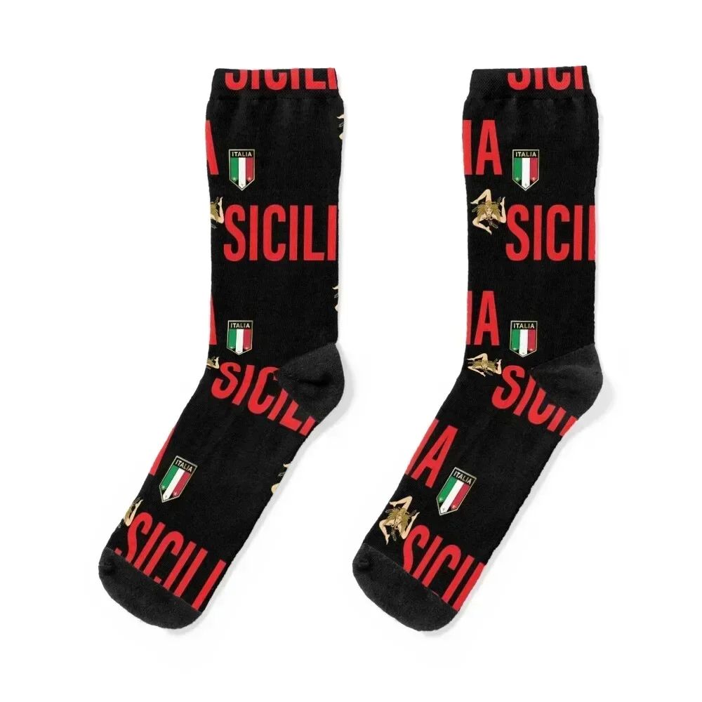 Sicilia Jersey Calcetines hiphop hip hop Crossfit golf Calcetines para hombre Mujer