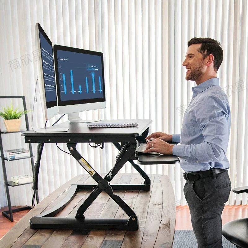 Height Adjustable Standing Desk MX1 15KG Load Bearing Ergonomic Laptop Riser M2S M9 M1M Sitting Standing Workstation
